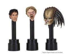 NECA: Action Figure Head Display Stands (Black 3-pk)