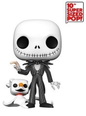 Funko Pop! The Nightmare Before Christmas - 10 Inch Jack Skellington with Zero #809