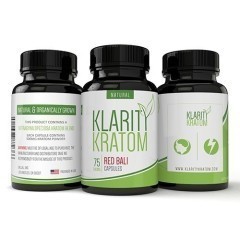 Klarity Kratom Red Bali 750MG Capsules 75CT
