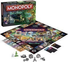 Rick and Morty Edition Monopoly Board Game
