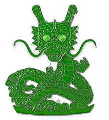 Funko Pop! Large Enamel Pin: Dragon Ball Z - Shenron (CHASE)