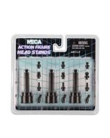 NECA: Action Figure Head Display Stands (Black 3-pk)