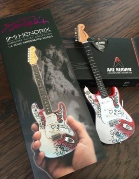 Jimi Hendrix Mini Fender™ Strat™ Monterey Guitar Replica
