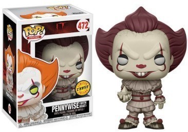 Funko Pop! Movies: IT- Pennywise with Boat (Chase)