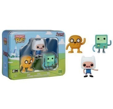 Funko Adventure Time Pocket Pop Tin: Finn, Jake, BMO (3 Pack)