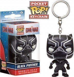 Funko Pocket Pop! Keychain: Marvel Civil War- Black Panther
