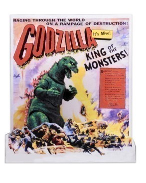 NECA: Godzilla – 12″ Head to Tail Action Figure – 1956 Movie Poster Godzilla