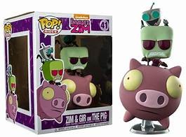 Funko Pop! Rides: Invader Zim-  Zim and Gir on The Pig
