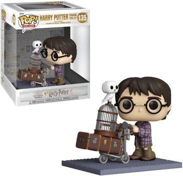 Funko Pop! Deluxe: Harry Potter 20th Anniversary - Harry Pushing Trolley #135