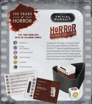 USAOPOLY Quick Play Trivial Pursuit: Horror Movie Edition