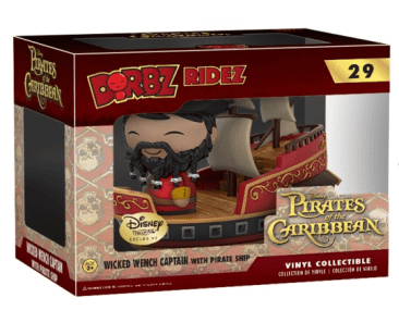 Funko Dorbz Ridez: Pirates of The Caribbean #29 - Wicked Wench Captain with Pirate Ship (Disney T...