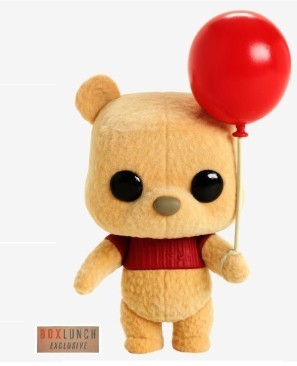 Funko Pop! Disney: Christopher Robin- Flocked Winnie the pooh  (Box Lunch Exclusive)
