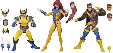 Marvel Legends X Men Series: Jean Grey, Marvel's Cyclops, Wolverine (3 pack)