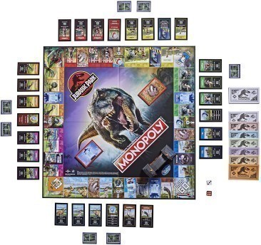 Jurassic Park Edition Monopoly Board Game