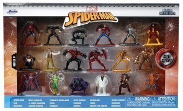 Jada Toys Nano Metalfig: Marvel Spider-Man Wave 7 (18 Pack)