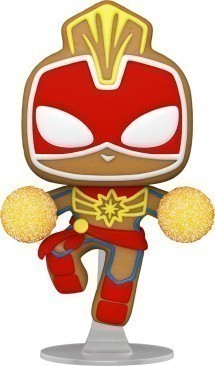 Funko Pop! Marvel Holiday: Gingerbread Captain Marvel #936