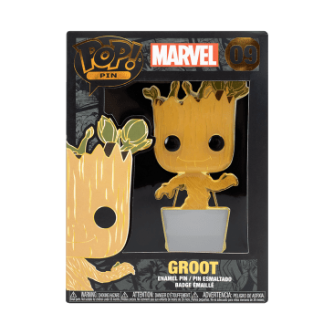 Funko Pop! Large Enamel Pin: Marvel Guardians of the Galaxy - Groot