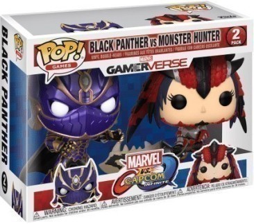 Funko Pop! Games: Marvel Vs Capcom - Black Panther vs Monster Hunter
