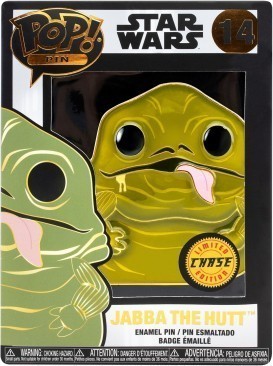Funko Pop! Large Enamel Pin: Star Wars - Jabba The Hutt (CHASE)