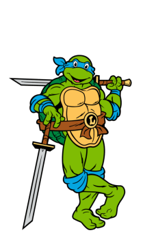 FiGPiN Classic: Teenage Mutant Ninja Turtles  –  Leonardo #566