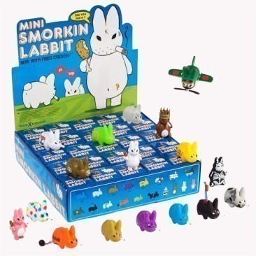Kidrobot x Kozik: Mystery Minis Blind Box (Unboxed) Smorkin Labbit - Clear