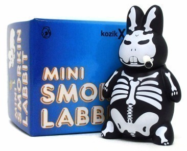 Kidrobot x Kozik: Mystery Minis Blind Box (Unboxed) Smorkin Labbit - Skeleton