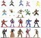 Jada Toys Nano Metalfig: Power Rangers Wave 1 (20 Pack)